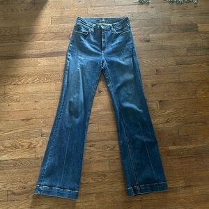 The perfect high-waisted flare jeans (tall!!)